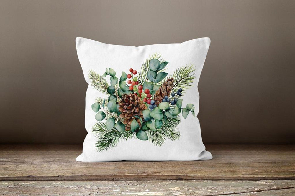 Christmas Pillow Covers|Xmas Home Decor|Winter Decorative Pillow Case|Birds Throw Pillow|Outdoor Pillow Cover|Xmas Tree Pillow Case