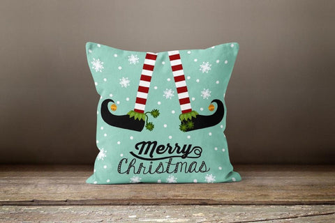 Christmas Pillow Covers|Dwarf Santa Claus Xmas Decor|Winter Decorative Pillow Case|Xmas Throw Pillow Top|Xmas Gift Ideas|Gnome Pillow Cover