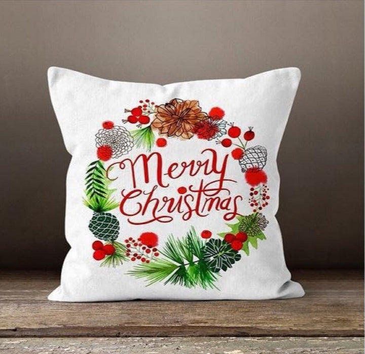 Christmas Pillow Cover|Xmas Gift Decor|Decorative Winter Pillow Case|Xmas Coffee Cup Throw Pillow|Christmas Gift Ideas|Xmas Pillow Cover