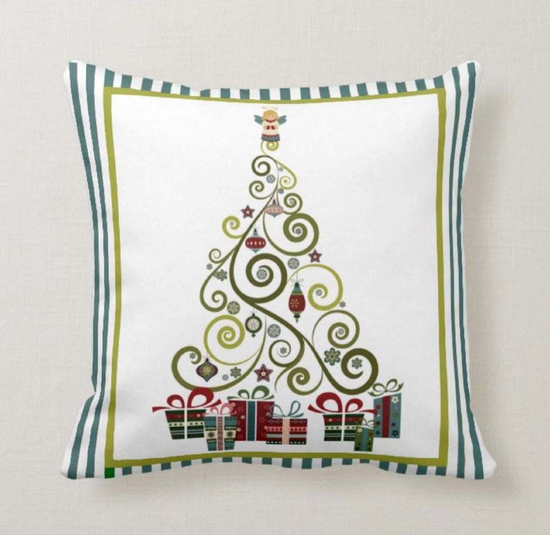 Christmas Pillow Covers|Xmas Bell Decor|Winter Pillow Case|Xmas Gift Ideas|Outdoor Pillow Cover|Housewarming Gift|Christmas Tree Decor