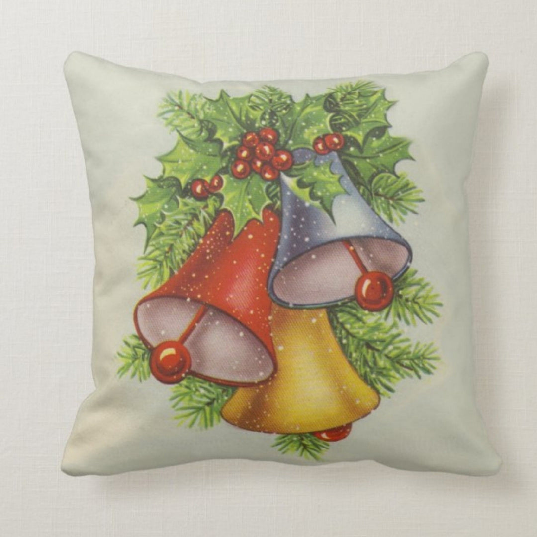 Christmas Pillow Covers|Xmas Bell Decor|Winter Pillow Case|Xmas Gift Ideas|Outdoor Pillow Cover|Housewarming Gift|Christmas Tree Decor