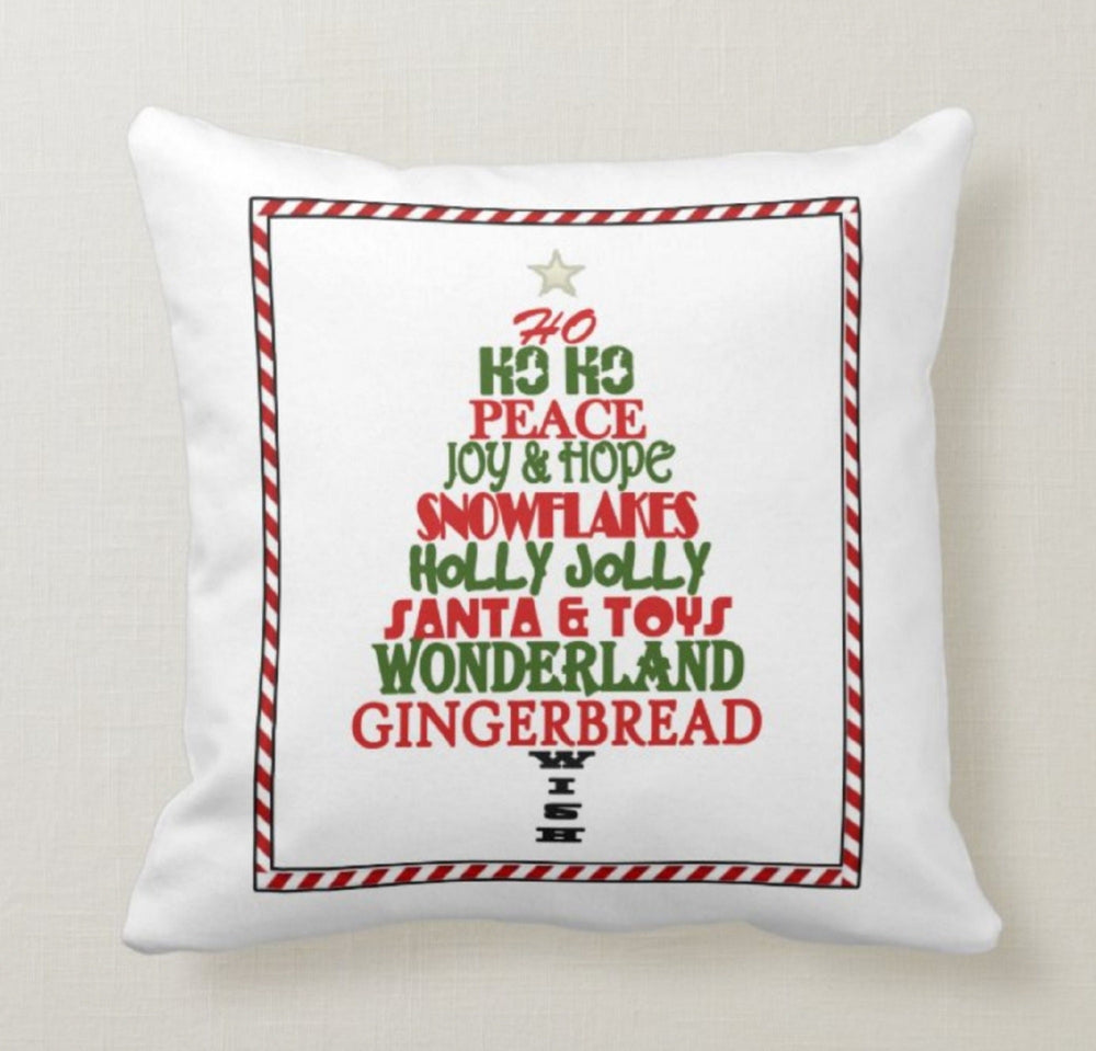 Christmas Pillow Covers|Xmas Jingle Decor|Winter Trend Pillow Case|Xmas Gift Ideas|Housewarming Christmas Ornaments|Christmas Tree Decor