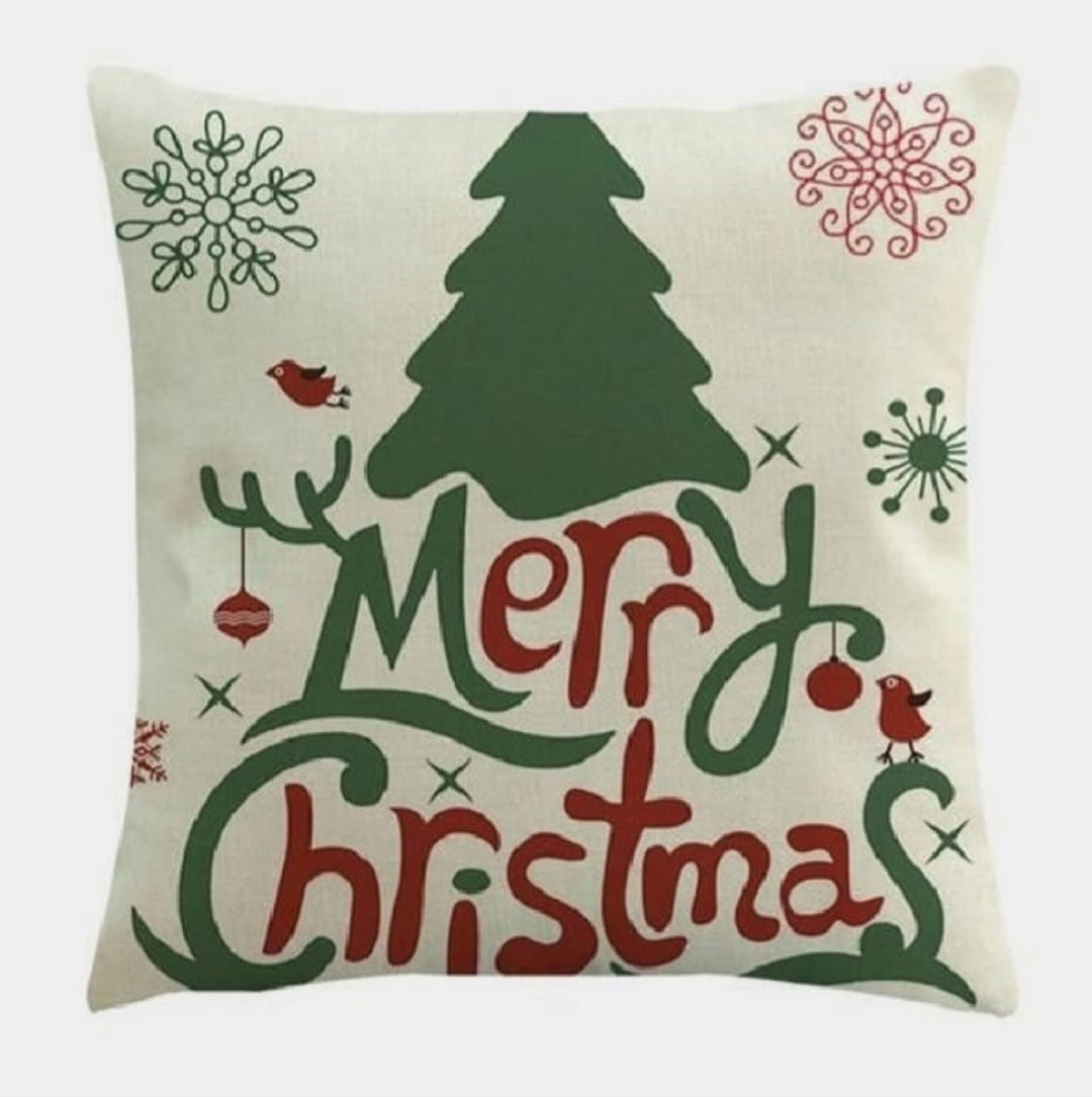 Christmas Pillow Covers|Xmas Tree Decor|Winter Decorative Pillow Case|Xmas Deer Throw Pillow|Outdoor Pillow Cover|Xmas Snowman Pillow