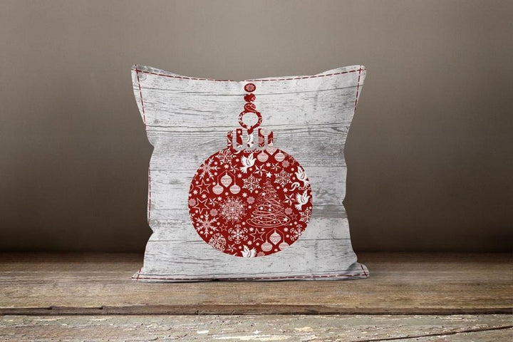 Christmas Pillow Covers|Red Xmas Decor|Winter Pillow Case|Xmas Gift İdeas|Outdoor Pillow Cover|Housewarming Gift|Xmas Deer Tree Decor