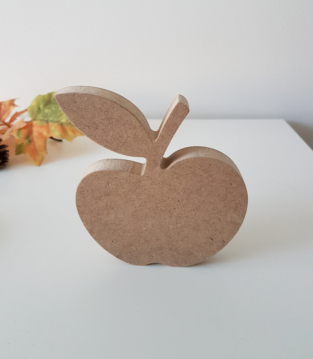 Set of 3 Unfinished Wooden Apple|Wooden Decor|Ready to Paint, Varnish, Decoupage|Custom Unfinished Wood DIY Supply|Housewarming Wooden Gift