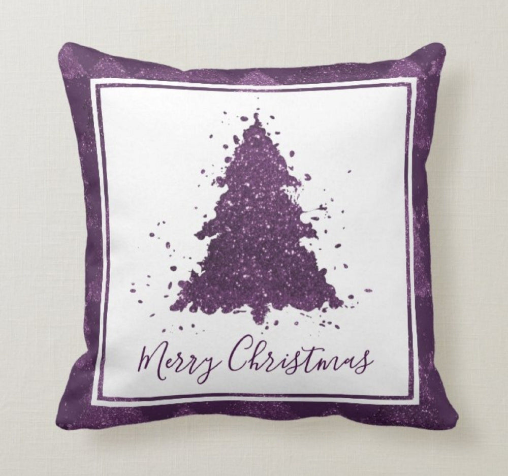 Christmas Pillow Covers|Xmas Tree Decor|Decorative Winter Pillow Case|Xmas Snowflake Throw Pillow|Let It Snow Pillow|Christmas Home Decor