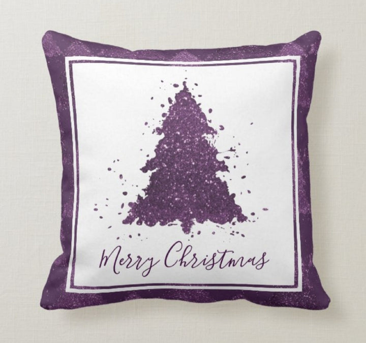 Christmas Pillow Covers|Xmas Tree Decor|Decorative Winter Pillow Case|Xmas Snowflake Throw Pillow|Let It Snow Pillow|Christmas Home Decor