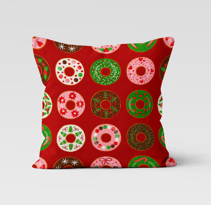 Christmas Pillow Covers|Xmas Snowman Decor|Winter Decorative Pillow Case|Cute Cats with Santa Hat Throw Pillow|Xmas Snowman Pillow