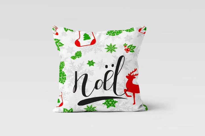 Christmas Pillow Covers|Hello Winter Decor|Let It Snow Pillow Case|Xmas Gift Ideas|Housewarming Gift|Christmas Flower Decor|Winter Pillow