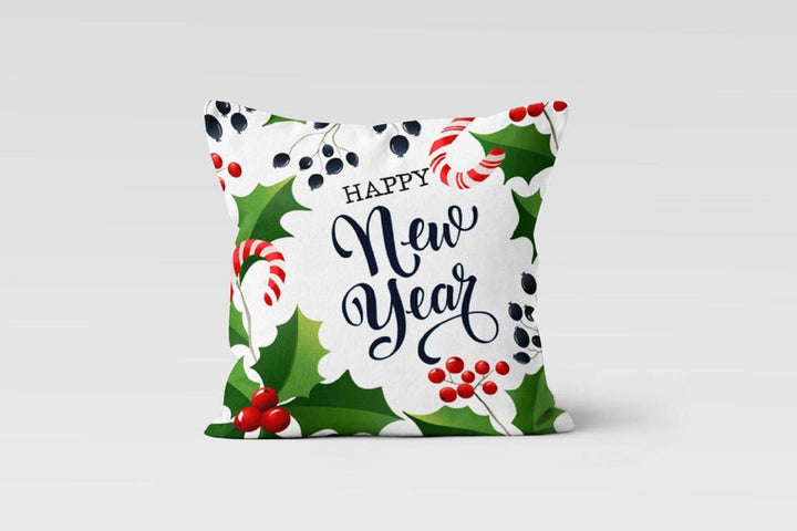 Christmas Pillow Covers|Happy New Year Decor|Poinsettia Pillow Case|Xmas Gift Idea|Housewarming Gift|Christmas Flower Case|Merry Xmas Pillow