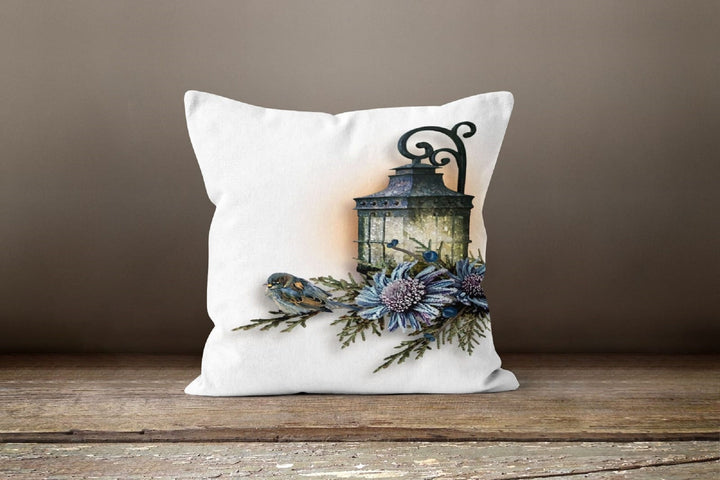 Decorative Pillow Cover|Birds Cushion Case|Sconce Throw Pillow|Bedding Home Decor|Housewarming Gift Ideas|Welcome Winter Home Decor