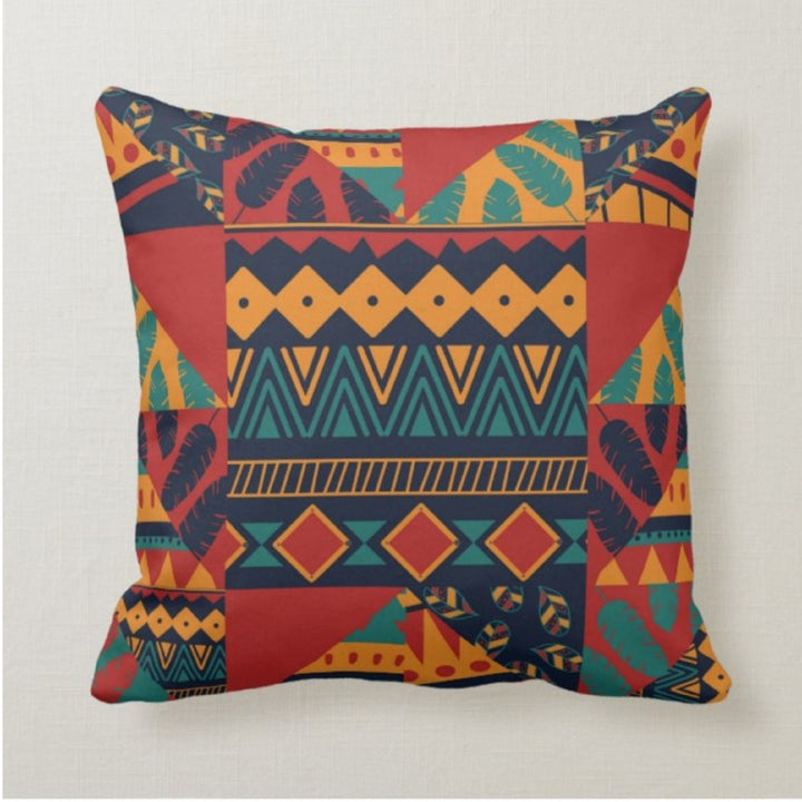 Rug Design Pillow Cover|Terracotta Southwestern Cushion Case|Decorative Pillow Case|Aztec Home Decor|Farmhouse Decor|Geometric Pillow Case