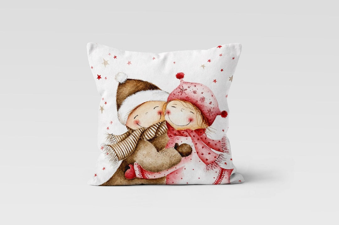 Christmas Pillow Covers|Cute Snowman Decor|Winter Trend Pillow Case|Housewarming Gift|Decoratrive Cute Winter Decor|Winter Snowy Decor