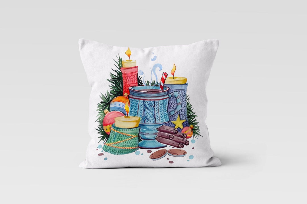 Christmas Pillow Cover|Christmas Bell Cushion Case|Winter Trend Pillow Case|Xmas Pinecone Home Decor|Xmas Gift Ideas|Christmas Gift Decor