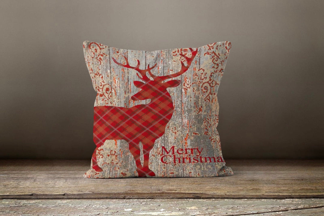 Winter Trend Pillow Cover|Cute Snowman Decor|Snowflake Pillow Top|Housewarming Merry Christmas Deer Throw Pillow|Decorative Winter Scenery