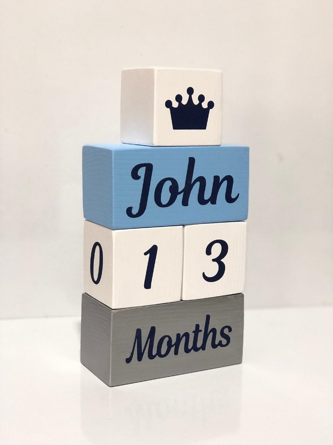 Set of 5 Custom Wooden Cube|Personalized Baby Cube|Wooden Letter Name Block|Wooden Nursery Kid Name Sign|Wood Baby Shower Gift|New Mom Gift