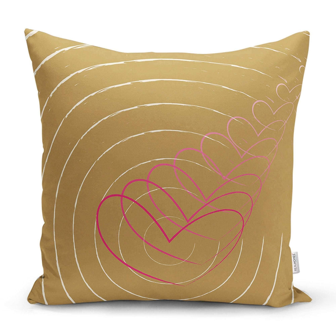 Love Throw Pillow Cover|Valentine&#39;s Day Pillow Case|Romantic XOXO Decor|Heart Design Happy Valentine&#39;s Day Accent Pillow|Be Mine Kiss Me