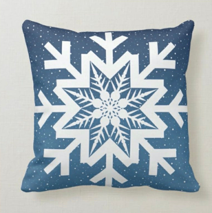 Winter Trend Pillow Covers|Cute Snowman Decor|Snowflake Pillow Case|Snowflake Pillow Cover|Housewarming Throw Pillow|Decorative Winter Decor