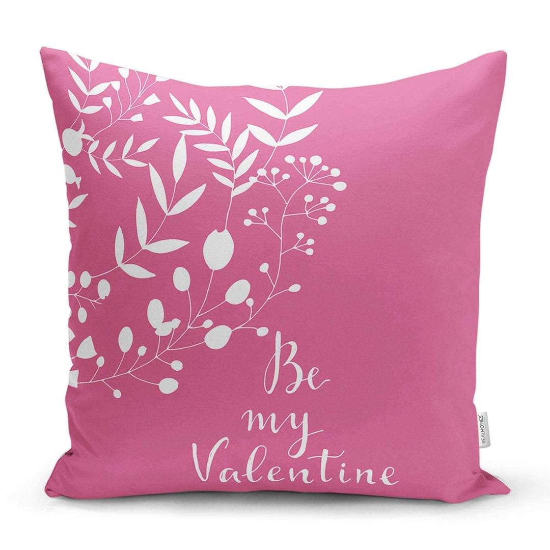 Love Throw Pillow Cover|Valentine&#39;s Day Pillow Case|Romantic XOXO Decor|Heart Design Happy Valentine&#39;s Day Accent Pillow|Love is In the Air