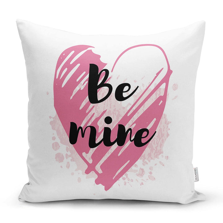 Love Throw Pillow Cover|Valentine&#39;s Day Pillow Case|Romantic XOXO Decor|Heart Design Happy Valentine&#39;s Day Accent Pillow|Love is In the Air