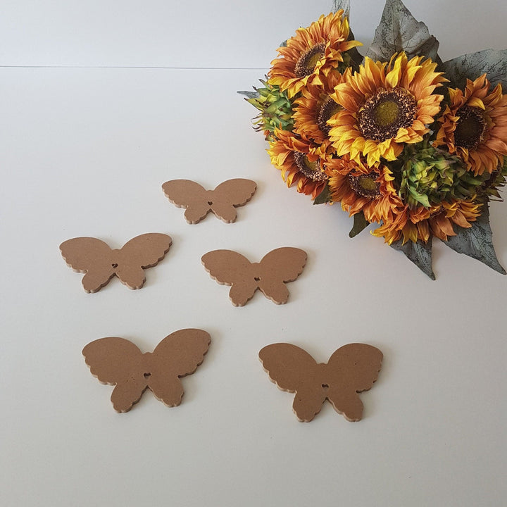 Set of 5 Unfinished Wooden Butterfly|Wooden Toy|Ready to Paint, Decoupage|Custom Unfinished Wood DIY Supply|Wooden Art|Housewarming Gift