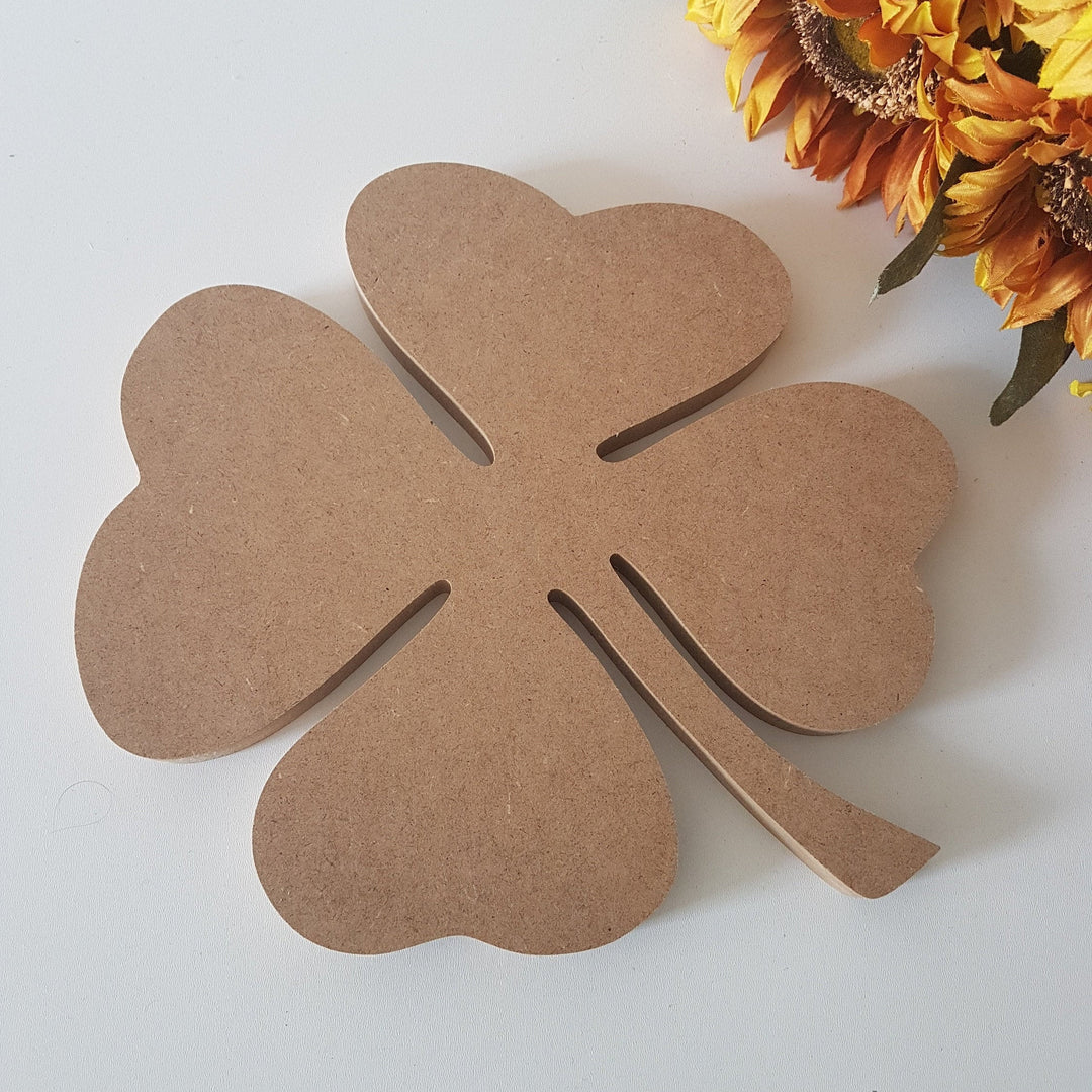 Unfinished Wooden Clover Shaped Plate|Wooden Decor|Ready to Paint, Varnish, Decoupage|Custom Raw Wooden DIY Supply|Art|Housewarming Gift