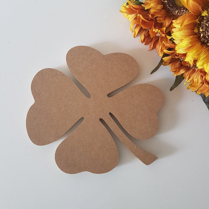 Unfinished Wooden Clover Shaped Plate|Wooden Decor|Ready to Paint, Varnish, Decoupage|Custom Raw Wooden DIY Supply|Art|Housewarming Gift