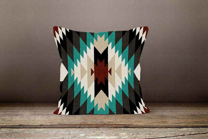 Outdoor Pillowcase|Aztec Print Cushion|Navajo Pillow Case|Ethnic Pillow Top|Aztec Geo Pillow|Aztec Pillow Cover|Antique Style Pillow Case