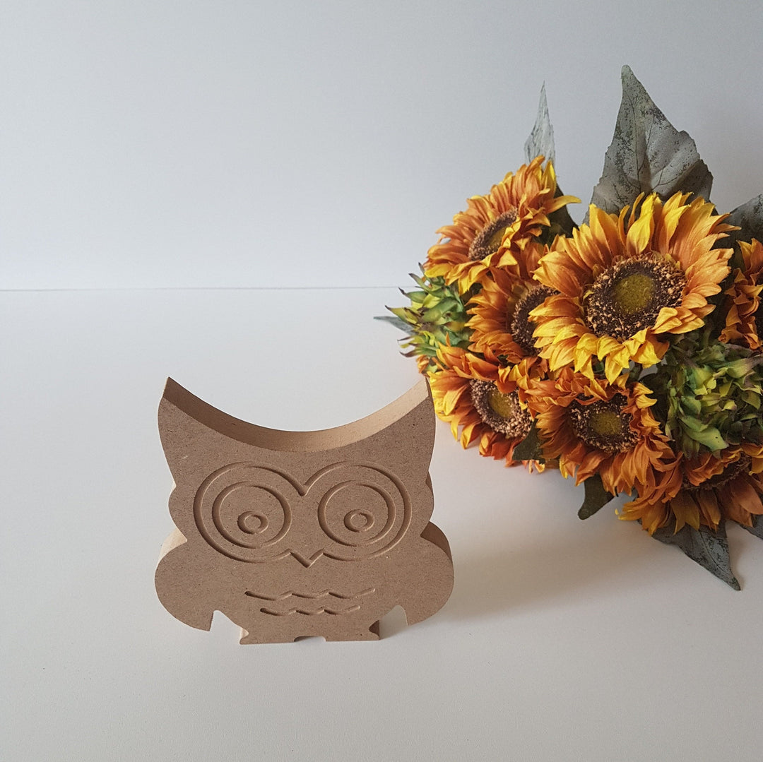 Unfinished Wooden Owl|Wooden Decor|Ready to Paint, Varnish, Decoupage|Custom Unfinished Wood DIY Supply|Housewarming Gift