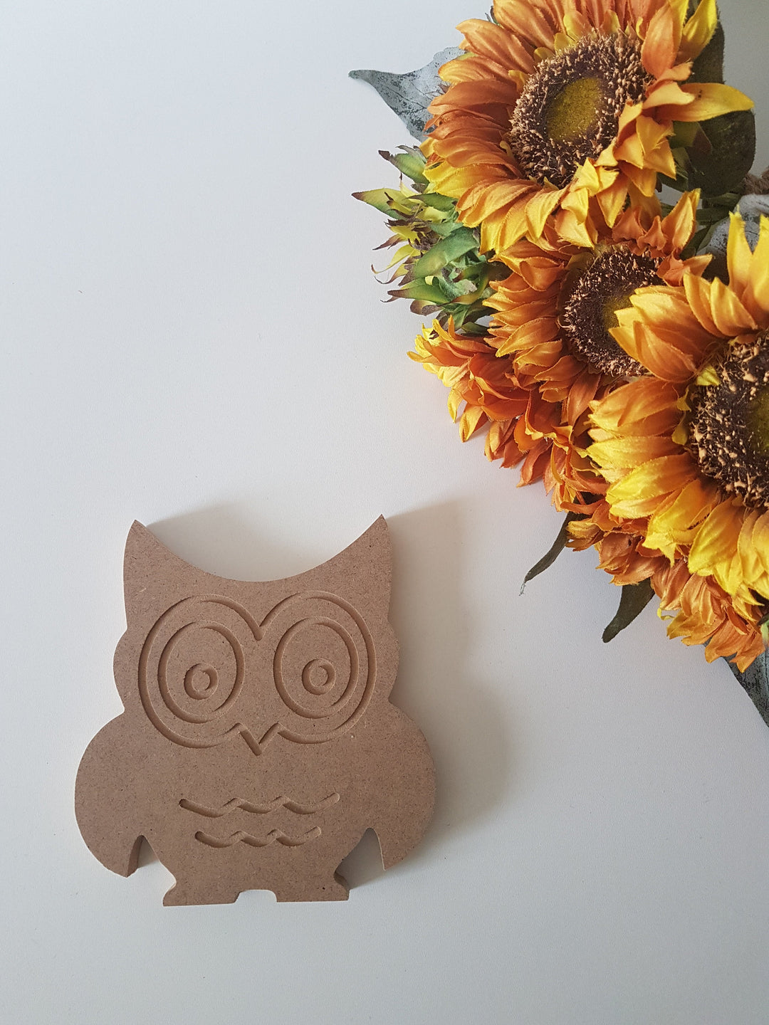 Unfinished Wooden Owl|Wooden Decor|Ready to Paint, Varnish, Decoupage|Custom Unfinished Wood DIY Supply|Housewarming Gift