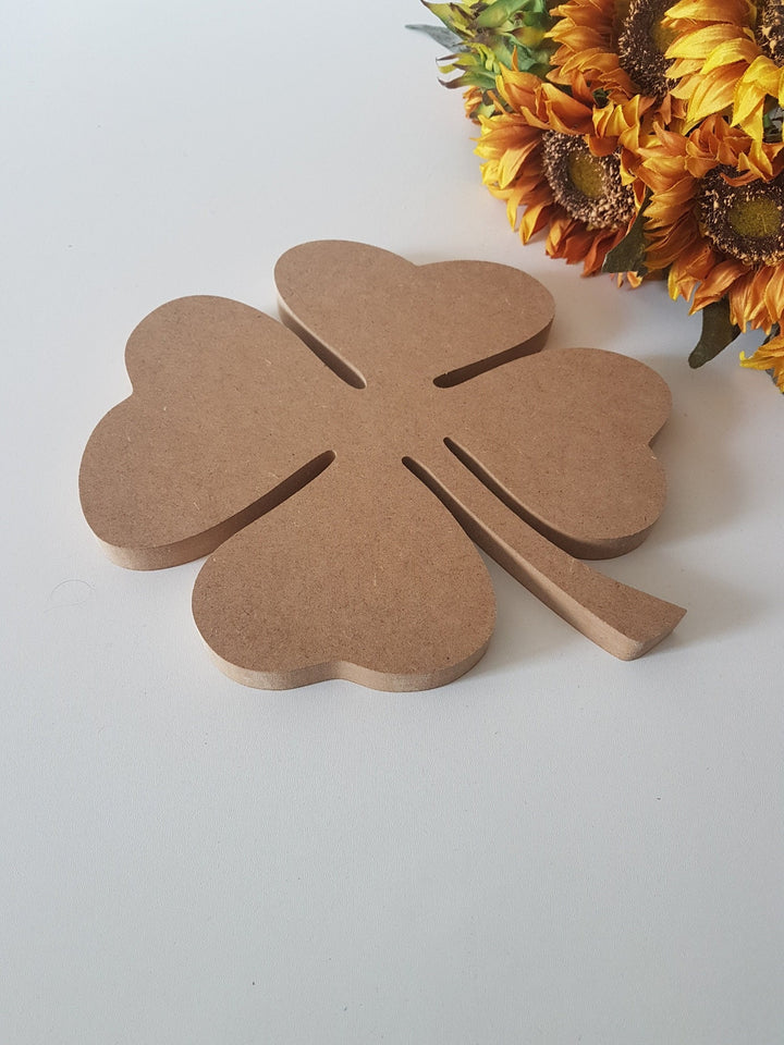 Unfinished Wooden Clover Shaped Plate|Wooden Decor|Ready to Paint, Varnish, Decoupage|Custom Raw Wooden DIY Supply|Art|Housewarming Gift