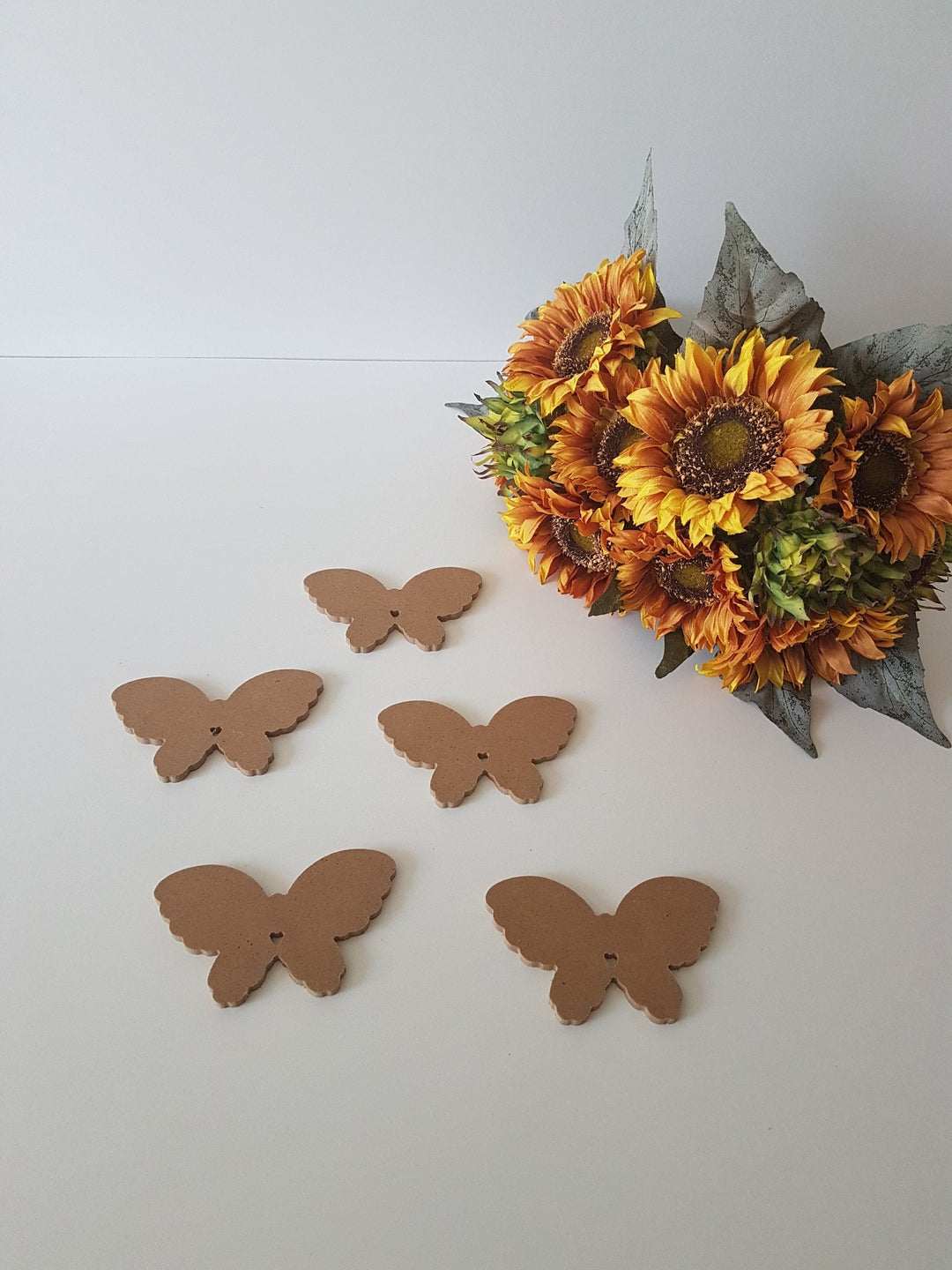 Set of 5 Unfinished Wooden Butterfly|Wooden Toy|Ready to Paint, Decoupage|Custom Unfinished Wood DIY Supply|Wooden Art|Housewarming Gift