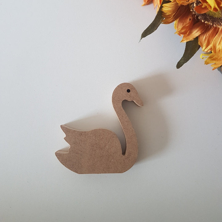 Set of 3 Unfinished Wooden Swans | Wooden Decor|Ready to Paint,Decoupage|Custom Unfinished Wood DIY Supply|Wood Art|Housewarming Gift