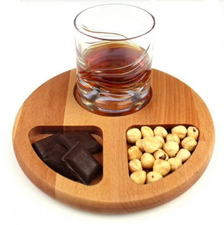 Wooden Whiskey Plate |Wooden Decor|Nut Platter|Custom Table Decor|Serving Tray|Wooden Plate|Home Decor|Gift for her|Housewarming Gift