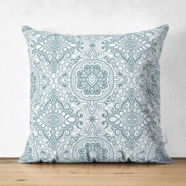 Ethnic Pattern Pillow Cover|Geometric Design Suede Pillow Case|Decorative Pillow Case|Cozy Home Decor|Farmhouse Style Authentic Pillow Case