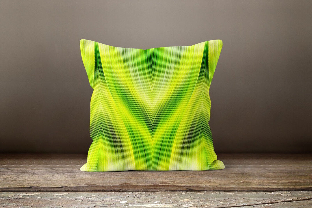 Ombre Design Pillow Cover|Shades of Green Cushion Case|Decorative Pillow Case|Abstract Home Decor|Farmhouse Decor|Geometric Pillow Case