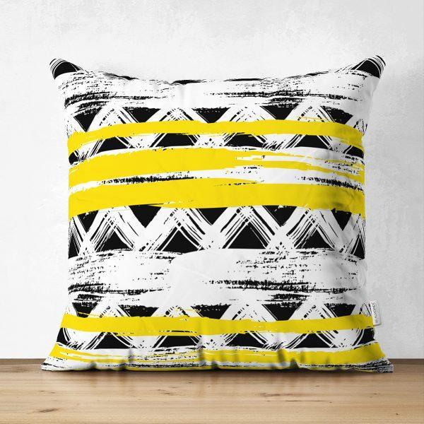 Abstract Pillow Cover|Modern Design Suede Pillow Case|Vivid Colors Home Decor|Decorative Pillow Case|Farmhouse Style Authentic Pillow Case