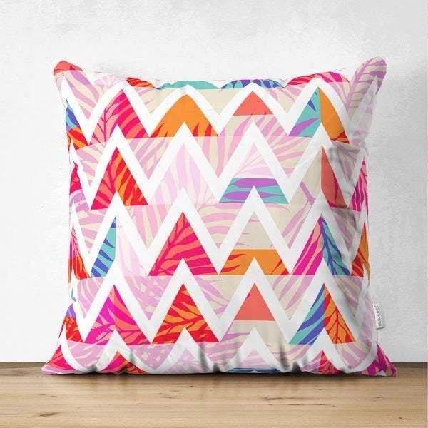 Abstract Pillow Cover|Modern Design Suede Pillow Case|Geometric Cushion Cover|Decorative Pillow Case|Farmhouse Style Authentic Pillow Case