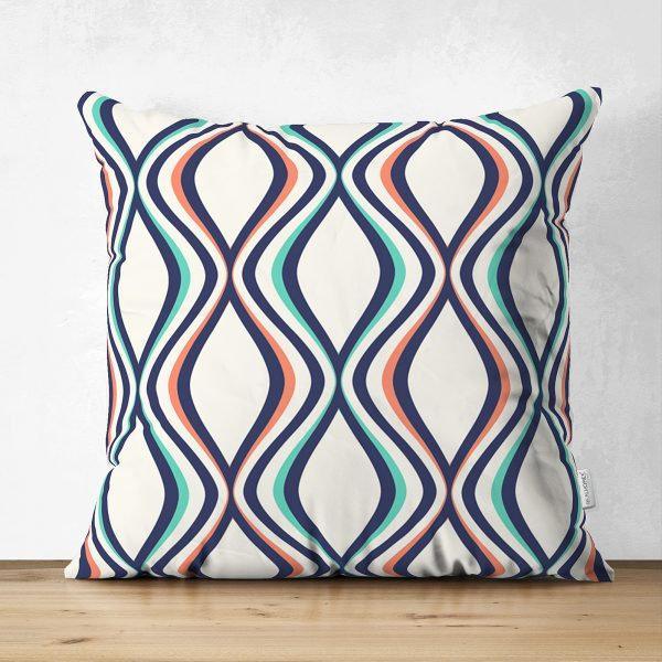 Geometric Pillow Cover|Modern Design Suede Pillow Case|Abstract Cushion Cover|Decorative Pillow Case|Farmhouse Style Authentic Pillow Case