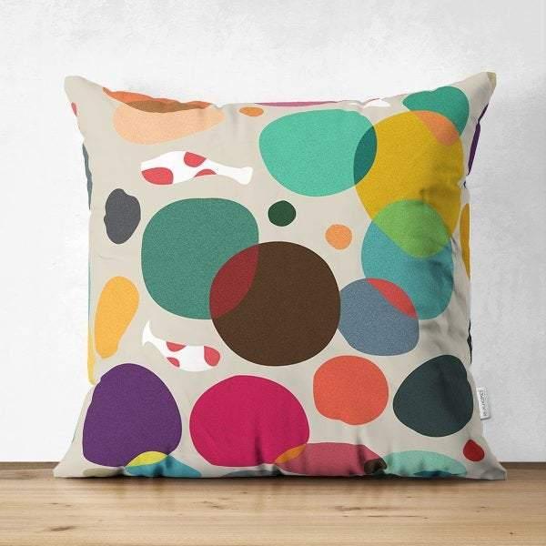 Geometric Pillow Cover|Modern Design Suede Pillow Case|Abstract Cushion Cover|Decorative Pillow Case|Farmhouse Style Authentic Pillow Case