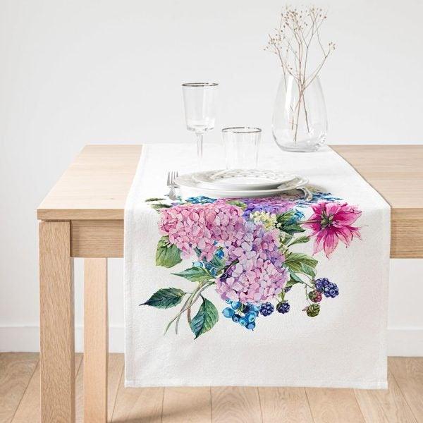 Floral Placemat & Table Runner|Floral Table Top|Set of 2 Floral Supla Table Mat|Round American Service Dining Underplate|Floral Coasters