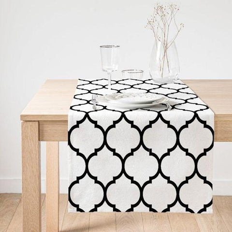 Geometric Placemat & Table Runner|Geometric Table Top|Set of 2 Supla Table Mat|Round American Service Dining Underplate and Coasters