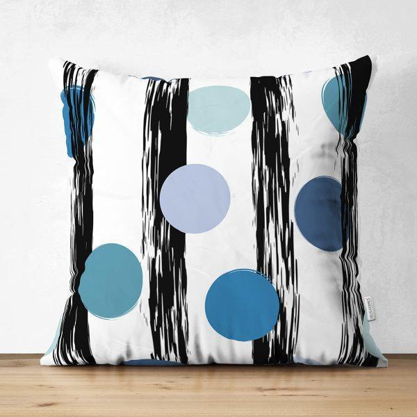 Abstract Pillow Cover|Modern Design Suede Pillow Case|Geometric Cushion Cover|Decorative Pillow Case|Farmhouse Style Authentic Pillow Case