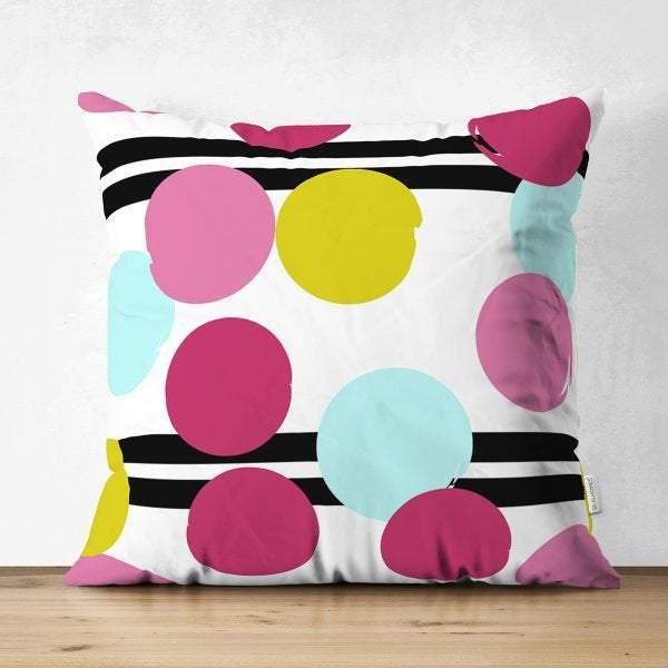 Abstract Pillow Cover|Modern Design Suede Pillow Case|Geometric Cushion Cover|Decorative Pillow Case|Farmhouse Style Authentic Pillow Case