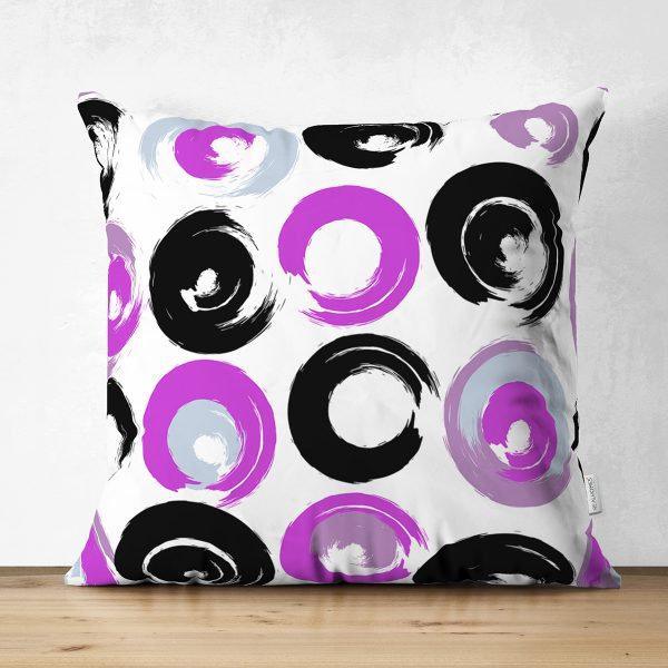 Abstract Pillow Cover|Modern Design Suede Pillow Case|Geometric Cushion Cover|Decorative Pillow Case|Farmhouse Style Authentic Pillow Case