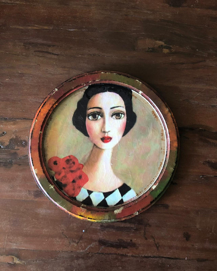 Hand Painted Wooden Tray|Wooden Decor|Custom Table Decor|Acrylic Paint|Serving Tray|Original Home Decor|Gift for Women|Housewarming Gift