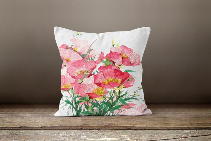 Floral Pillow Cover|Summer Trend Pillow Case|Decorative Pillow Cover|Housewarming Floral Cushion Case|Throw Pillow Case|Flower Home Decor