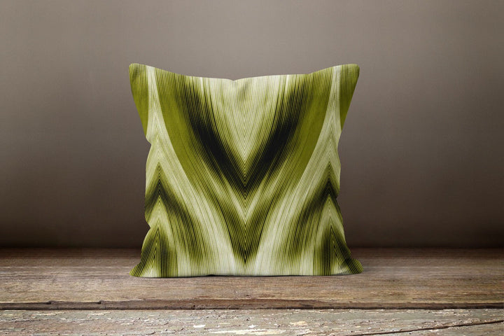 Ombre Design Pillow Cover|Shades of Green Cushion Case|Decorative Pillow Case|Abstract Home Decor|Farmhouse Decor|Geometric Pillow Case