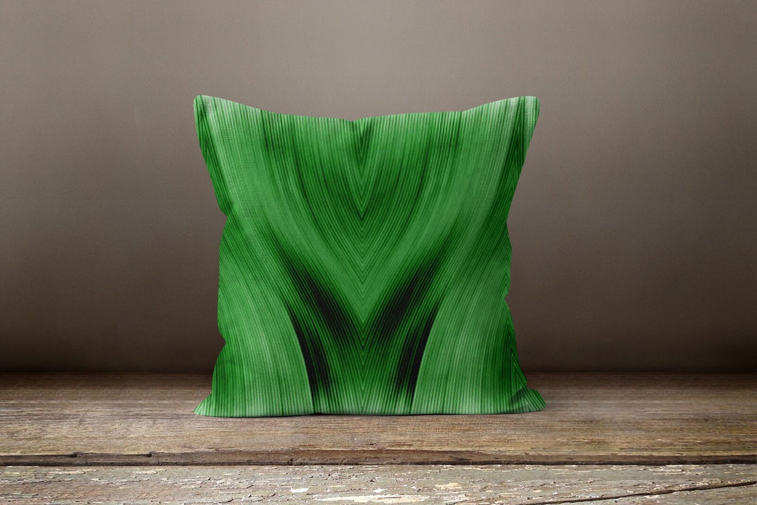 Ombre Design Pillow Cover|Shades of Green Cushion Case|Decorative Pillow Case|Abstract Home Decor|Farmhouse Decor|Geometric Pillow Case