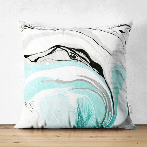 Abstract Pillow Cover|Modern Design Suede Pillow Case|Vivid Colors Home Decor|Decorative Pillow Case|Farmhouse Style Authentic Pillow Case